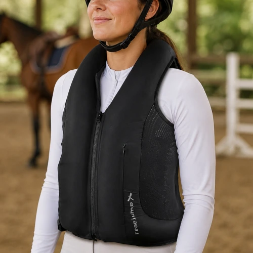Wearable inflatable systems and equestrian airbag engineered by AQ-Tech