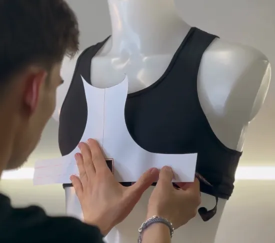Monitoring médical textile ECG SpO2 AQ-Tech